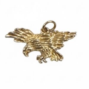 Vintage Authentic 14k Gold Eagle necklace pendant